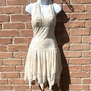 Taboo Sequin Halter Dress